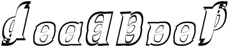 Ambigram for deadbeef in Cambriaz
